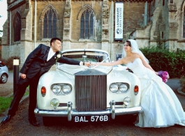 Rolls Royce for wedding hire in Guildford, Surrey